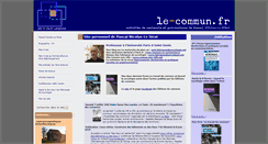 Desktop Screenshot of le-commun.fr
