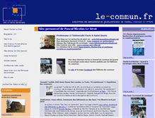 Tablet Screenshot of le-commun.fr